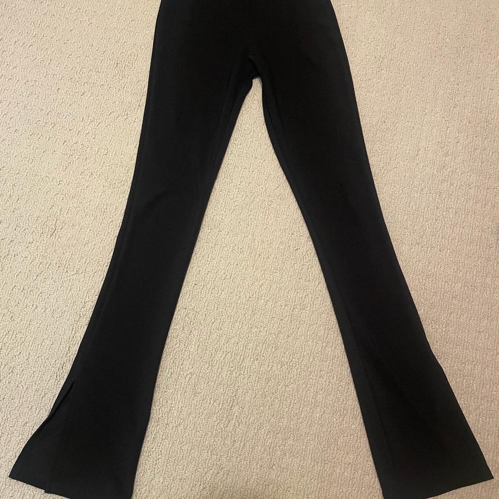 Zara Black High-Waist Trousers